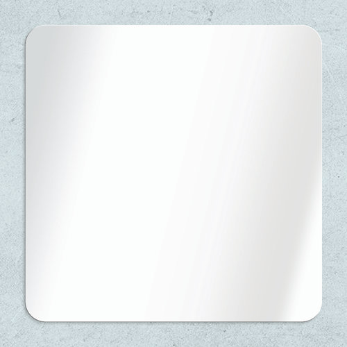 Acrylic Wall Mirror Metro Lane Size: 14.5cm H x 14.5cm W x 0.3cm D