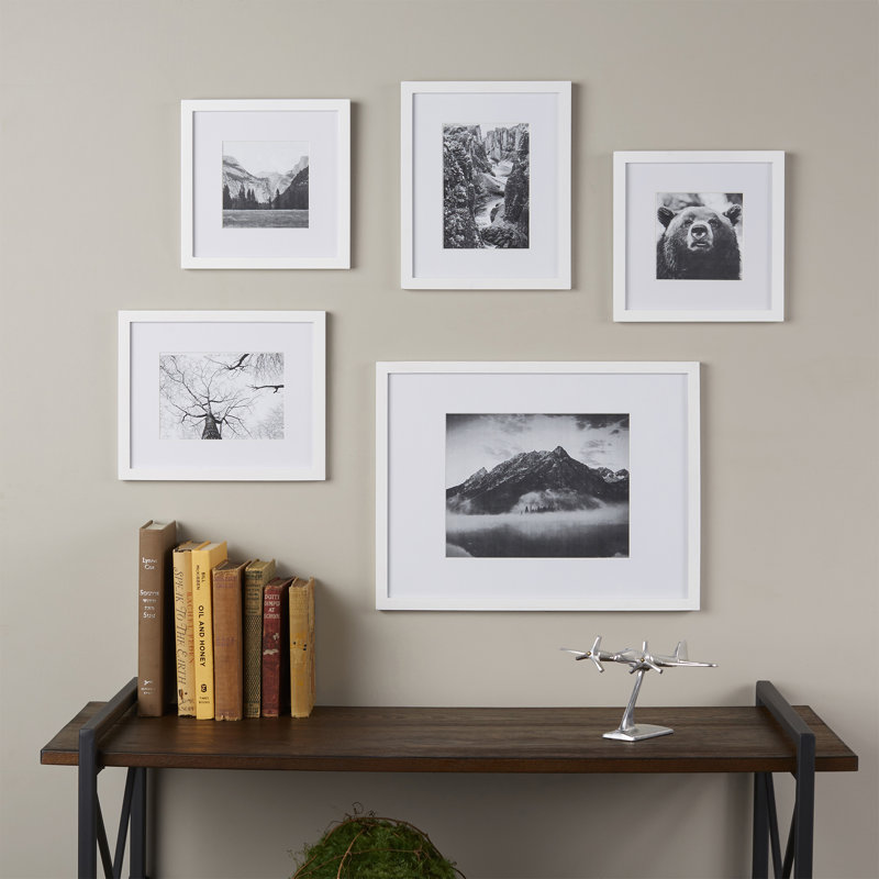 US Art Frames 4x6 Black Beads 2 1//8 Solid Wood Picture Poster Frames