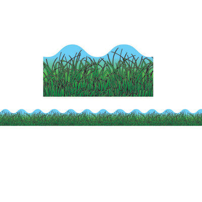 Grass Scalloped Classroom Border Frank Schaffer PublicationsCarson Dellosa Publications