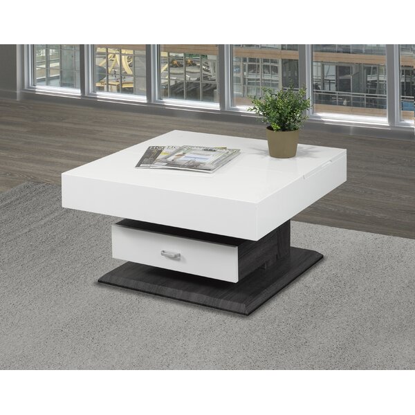 Rotating Lift Top Coffee Table By Brassex