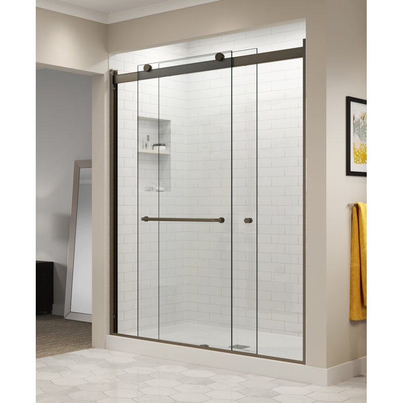 Basco Rotolo 48 X 76 Bypass Semi Frameless Shower Door Wayfair