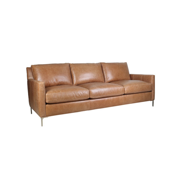 Discover Outstanding Designer Nenita Leather Sofa Hot Bargains! 40% Off