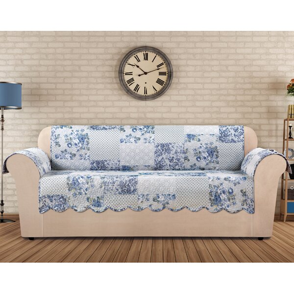 Heirloom Quilted Prewashed Cotton Sofa Slipcover By Sure Fit