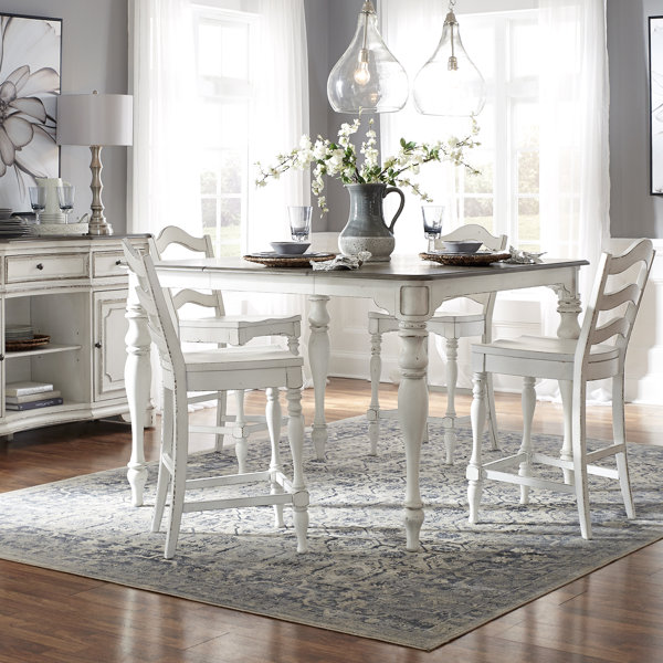 5 Piece Extendable Pub Table Set by Ophelia & Co. Ophelia & Co.