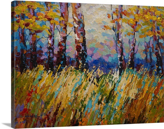 Great Big Canvas Abstract Autumn By Marion Rose Painting Print On