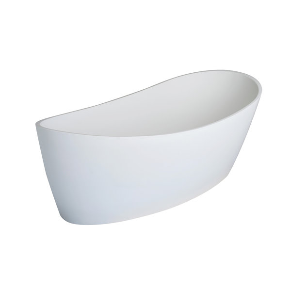 Dune 59 x 32 Freestanding Soaking Bathtub by Clarke Products