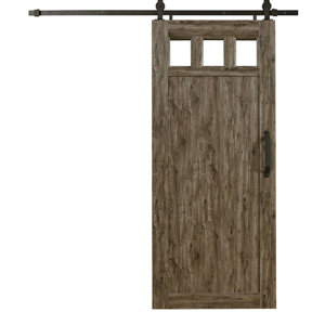 Millbrooke Hollow Panelled Plastic Interior Barn Door