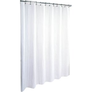 Cotton Waffle Weave Shower Curtain