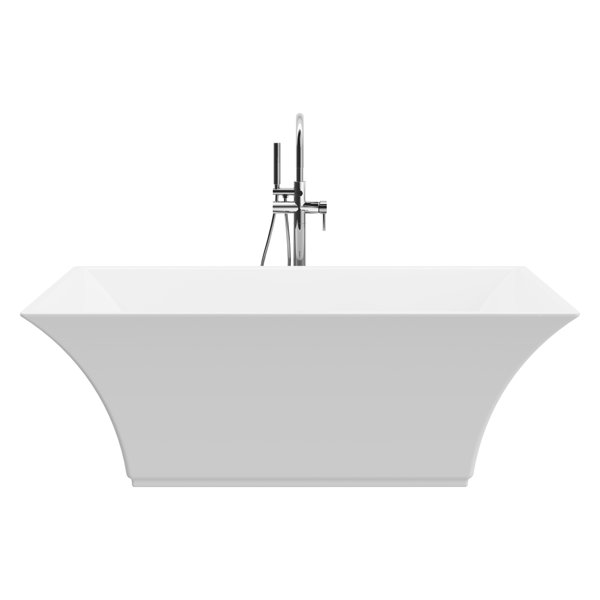 Abzu 67 x 23 Freestanding Soaking Bathtub Kit by A&E Bath and Shower