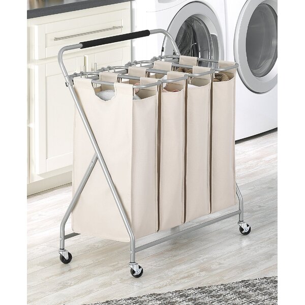 Whitmor, Inc Easy-Lift Quad Laundry Sorter & Reviews | Wayfair