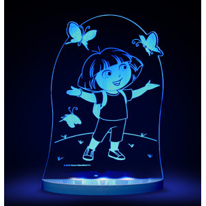 Nickelodeon Dora the Explorer and Butterfly LED 3-Light Night Light