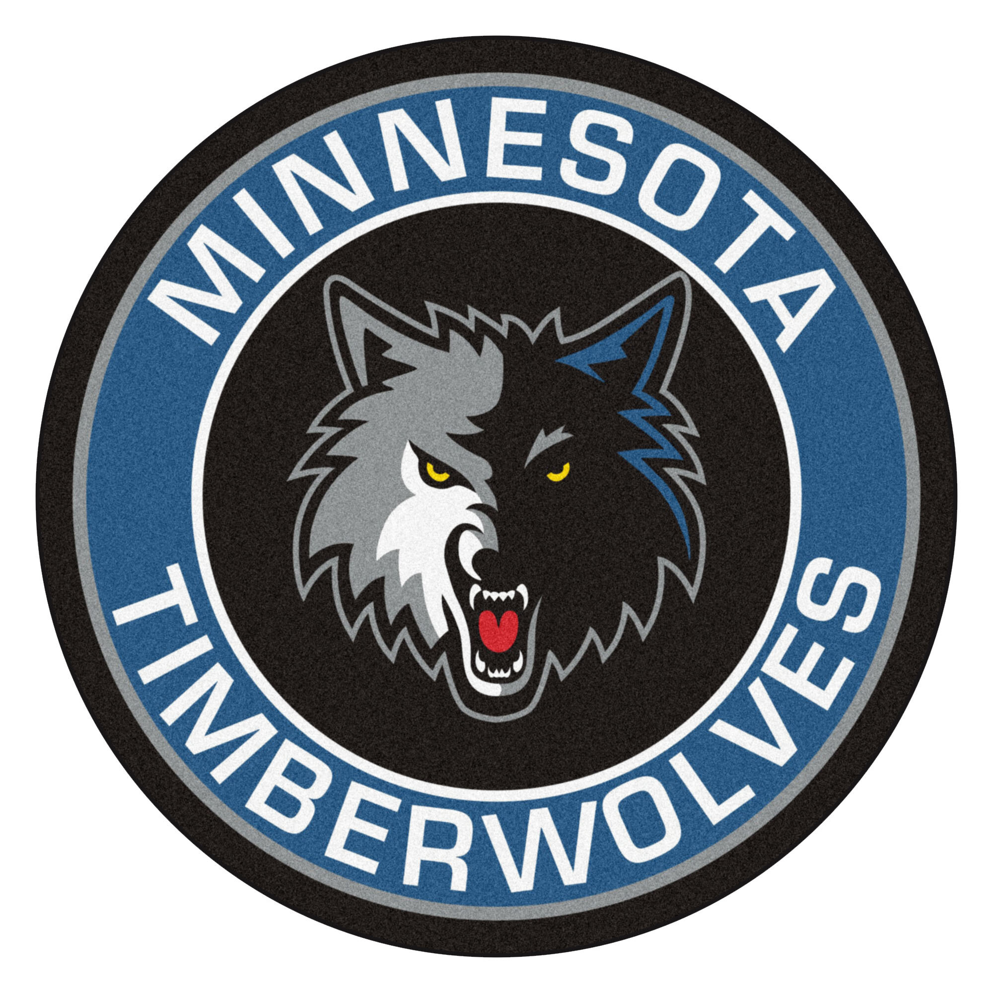 Fanmats Nba Minnesota Timberwolves Roundel 27 In X 27 In Non Slip Indoor Door Mat Wayfair