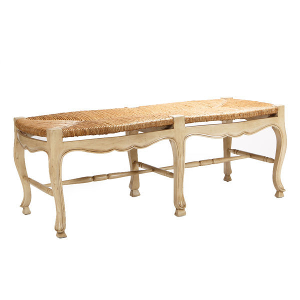 Toulouse Solid Wood Bench by Manor Born Furnishings Manor Born Furnishings