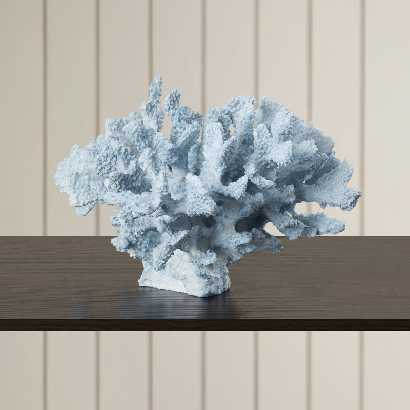 Beachcrest Home Coastal Plastic Decorative Coral Sculpture & Reviews Wayfair