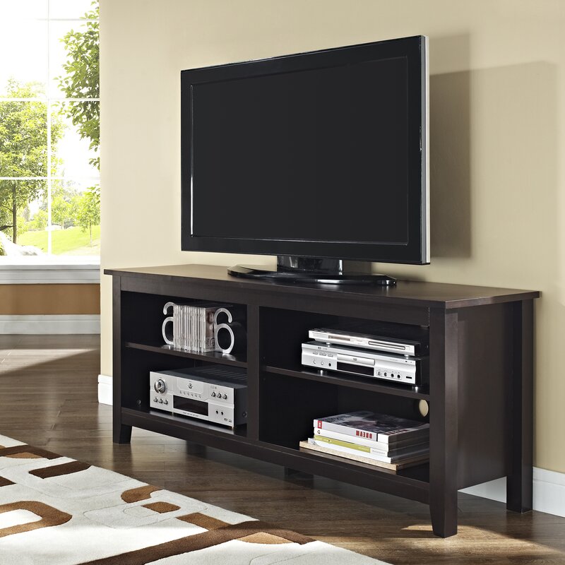 Sunbury 58" TV Stand with Optional Fireplace & Reviews ...