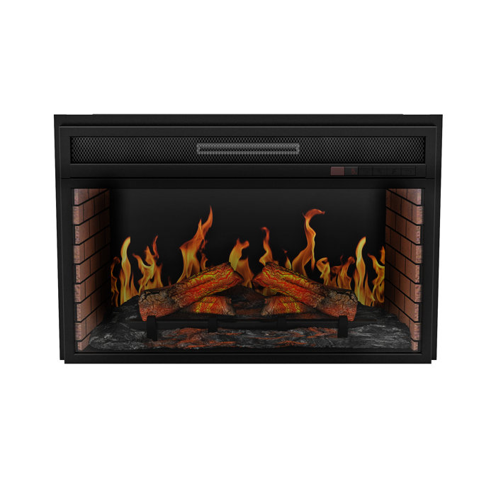 Z Line Designs Flat Log Electric Fireplace Insert Wayfair Ca