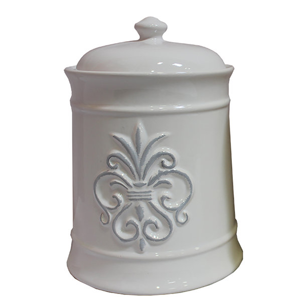Ceramic Kitchen Canister With Lid By Bay Isle Home Herry Up