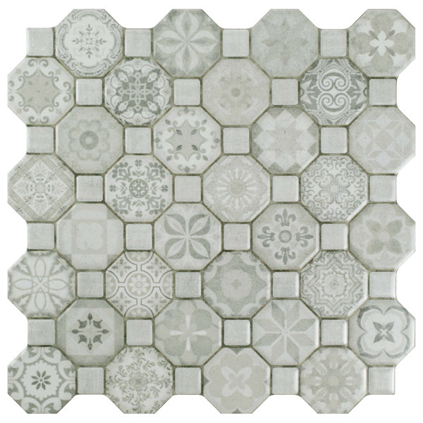 Edredon 12.25 x 12.25 Ceramic Tile in Gray by EliteTile