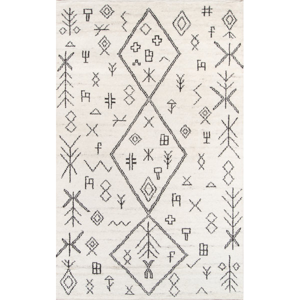 Allens Hand-Knotted Natural Area Rug by Bungalow Rose
