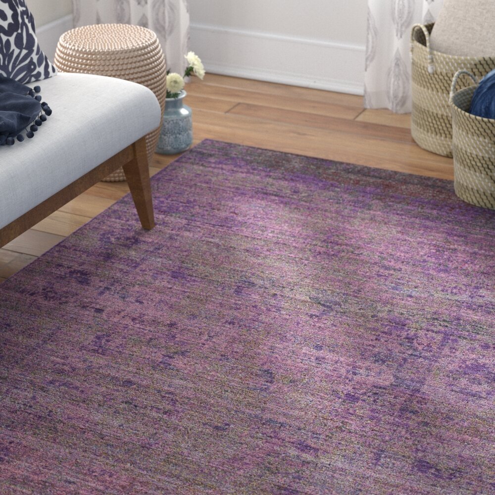 purple area rugs 5x7