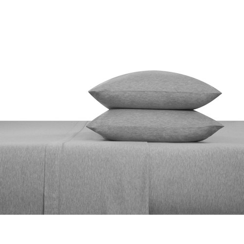 Calvin Klein - Body ID Fitted Sheet - Heather Grey - Double