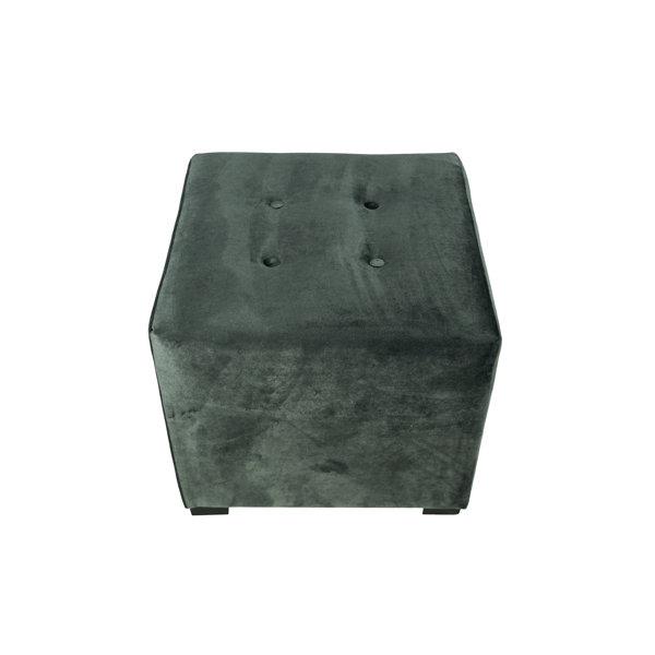 Emerie Tufted Cube Ottoman By Winston Porter Savings