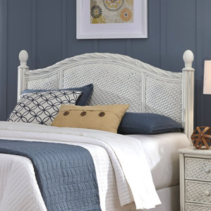 Dessie Panel Headboard and Nightstand by Beachcrest Home