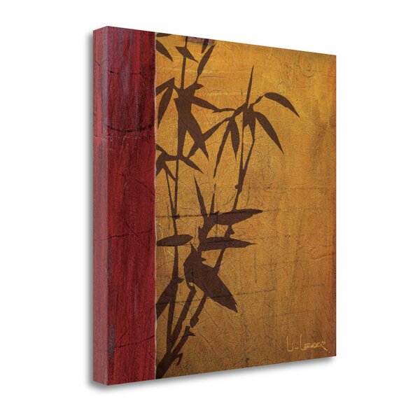Tangletown Fine Art Modern Bamboo I Graphic Art Print On Wrapped Canvas Wayfair