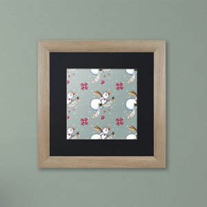 'Snowman Joy' by Jennifer Nilsson Framed Graphic Art