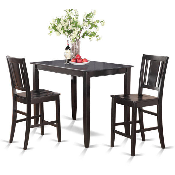 Lightner 3 Piece Counter Height Dining Set by Red Barrel Studio Red Barrel Studio