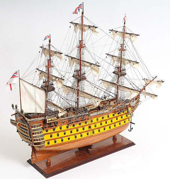 Old Modern Handicrafts HMS Victory Painted Model Ship & Reviews Wayfair
