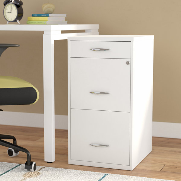Bottomley Steel 3 Drawer Filing Cabinet by Rebrilliant