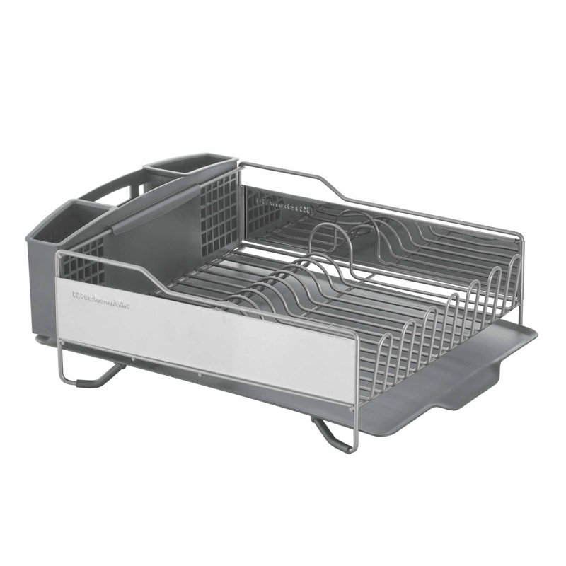 Kitchenaid Stainless Steel Countertop Dish Rack Reviews Wayfair