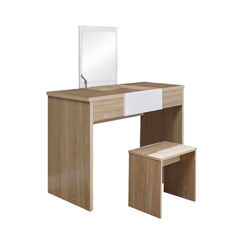 Zipcode Design Harlow Dressing Table Set With Mirror Reviews