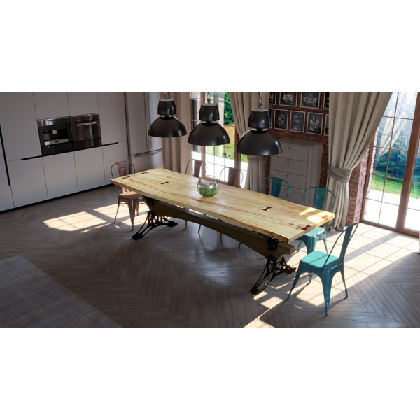 Steve Solid Wood Dining Table by 17 Stories 17 Stories