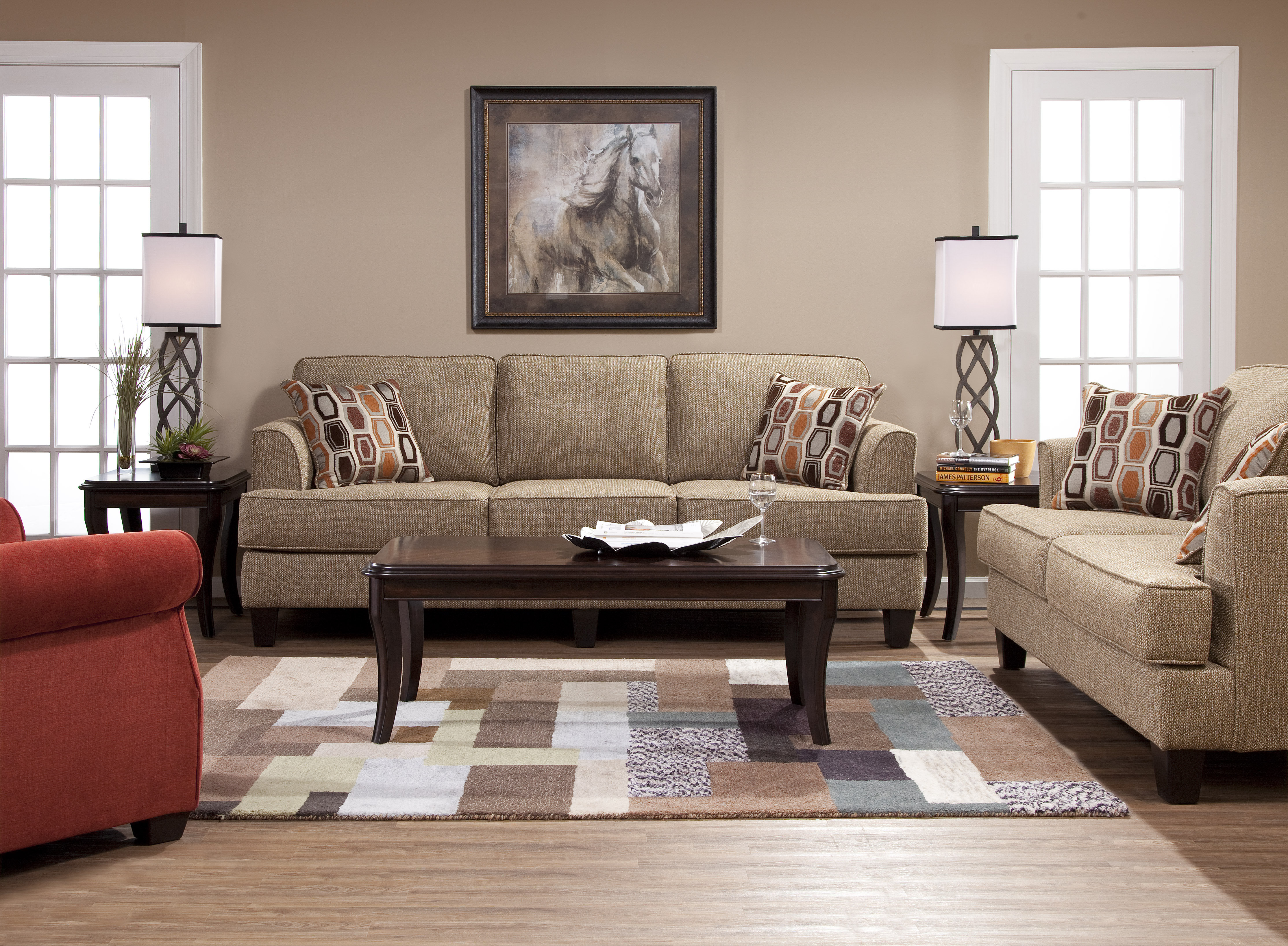clapham configurable living room set
