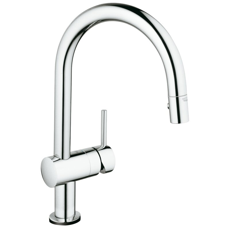 Grohe Minta Pull Down Touch Single Handle Kitchen Faucet With