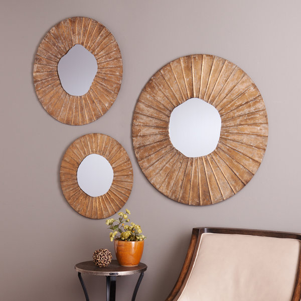 Wall Mirror Set langley street sylvia 3 piece wall mirror set & reviews | wayfair Wall Mirror Set langley street sylvia 3 piece wall mirror set & reviews | wayfair