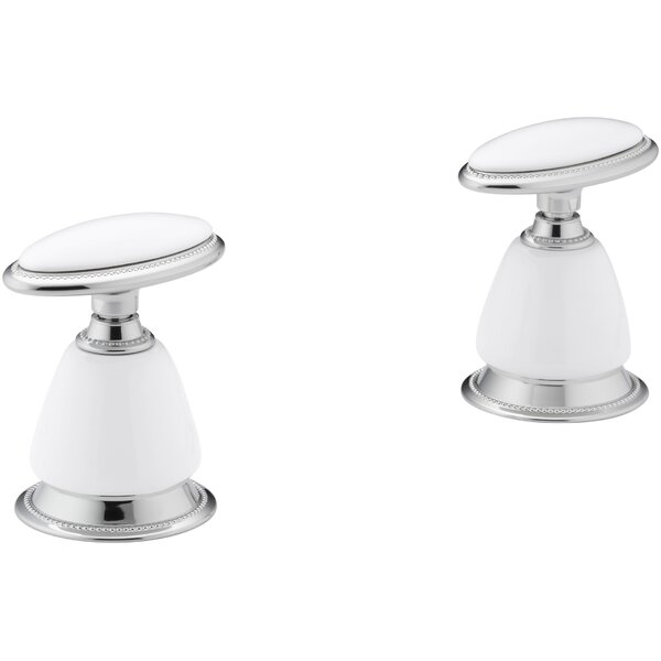 Handle Insets and Skirts for Lavatory Faucets (Set of 2) by Kohler