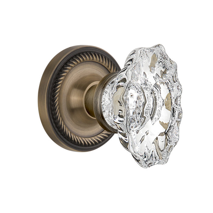 Nostalgic Warehouse Crystal Chateau Interior Mortise Door Knob