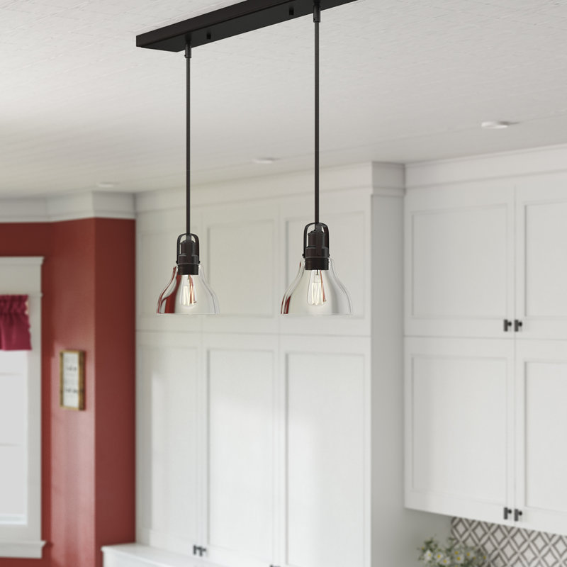 Laurel Foundry Modern Farmhouse Lindley 2 Light Kitchen Island Light Kitchen Island