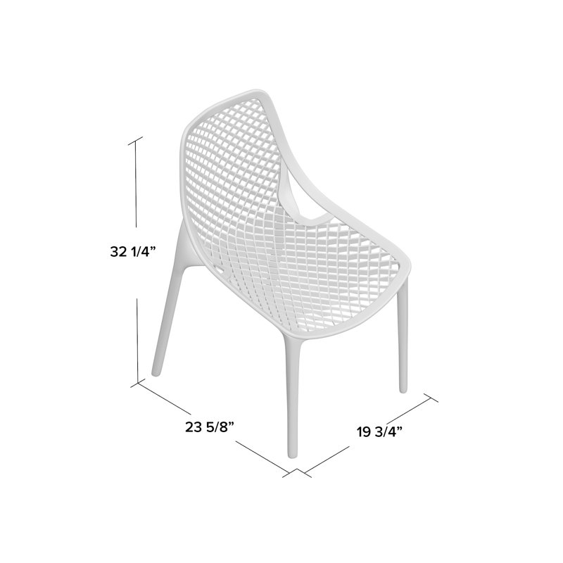 Curnutt Stacking Patio Dining Chair & Reviews | AllModern