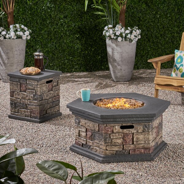 Keper Concrete Propane Fire Pit With Tank Holder By Loon Peak