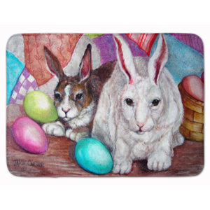 Easter Buddy Buddies Rabbit Memory Foam Bath Rug
