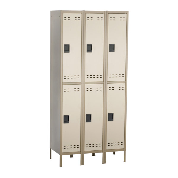 2 Tier 3 Wide School Locker by Safco Products Company