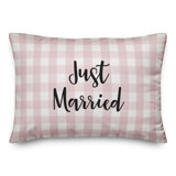 Just Married Pillow Wayfair