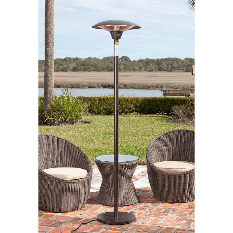 Fire Sense Frisco Halogen 4 100 Btu Electric Patio Heater