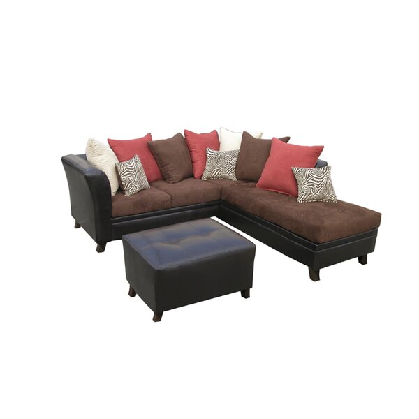 Alfheim Right Hand Facing Sectional With Ottoman By Red Barrel Studio