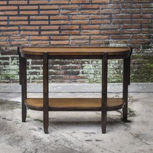 Eugenie Wooden Console Table by Bloomsbury Market