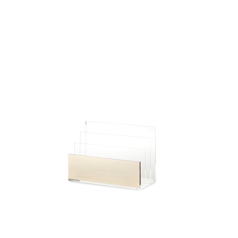 Kate Spade New York Acrylic File Organizer Gold Reviews Wayfair